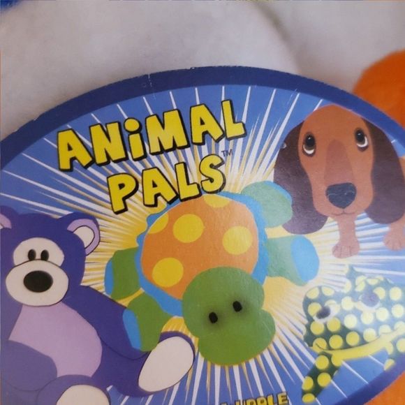 Animal Pals KELLY TOY BRAND Rare Cat Plush Stuffed Toy Whiskers PomPom Tag - Picture 3 of 3